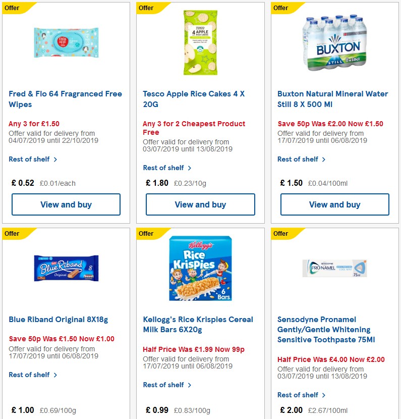 TESCO Offers from 31 July