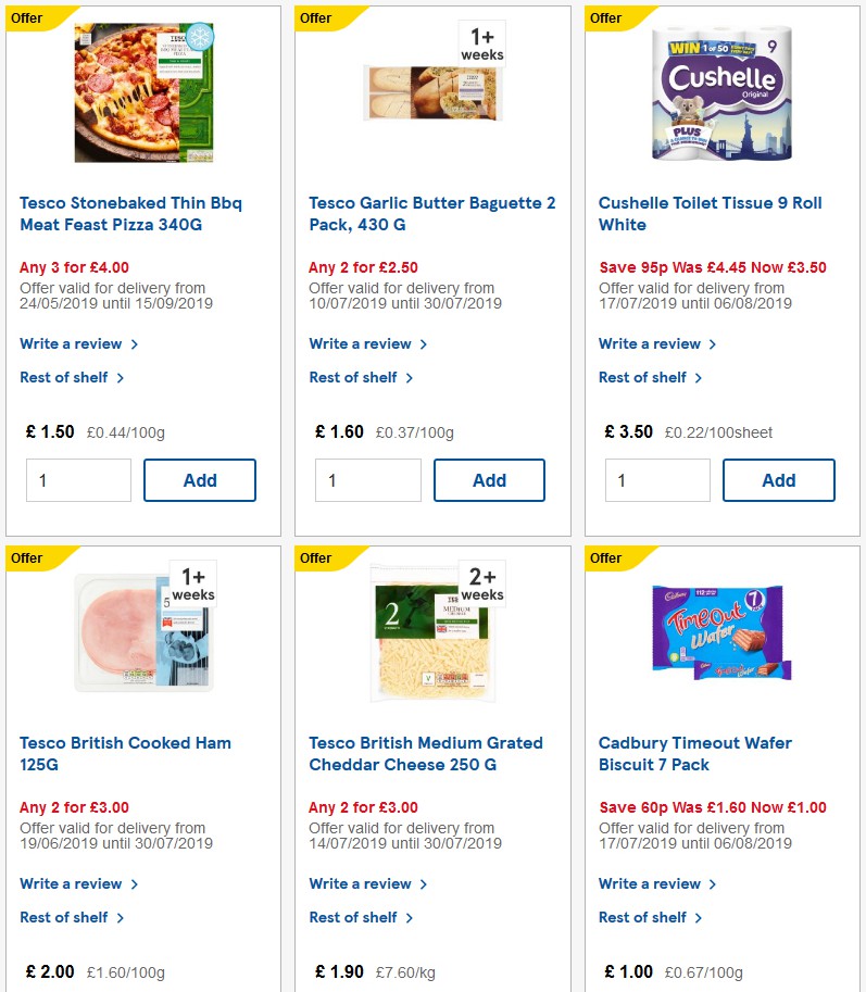 TESCO Offers from 7 August