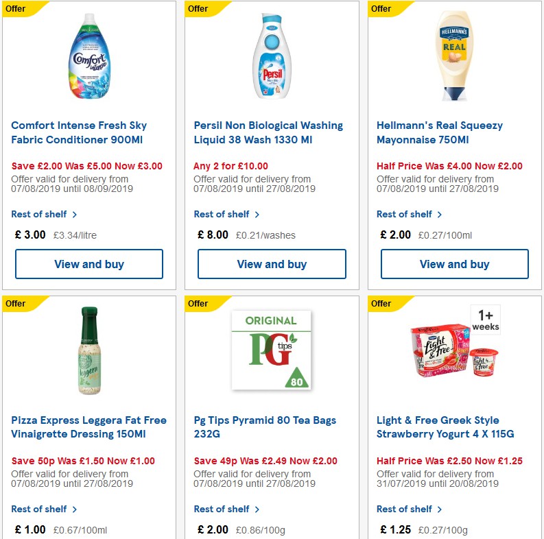 TESCO Offers from 14 August