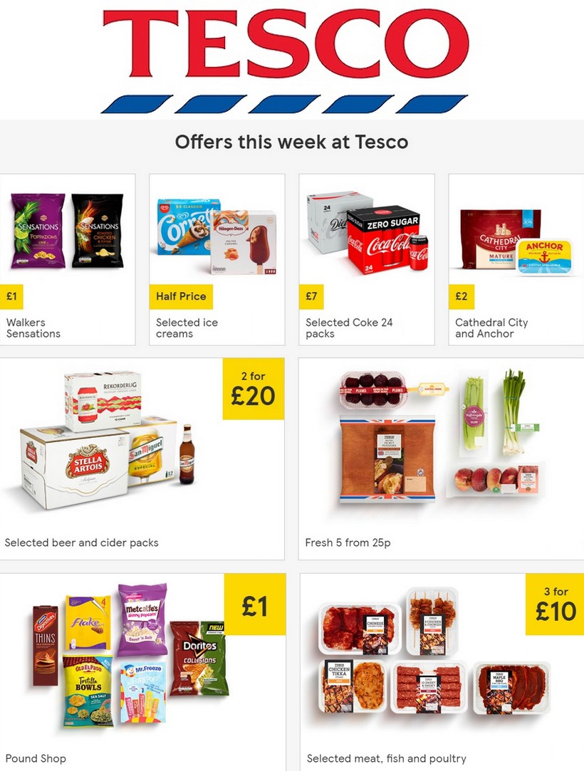 TESCO Offers from 28 August