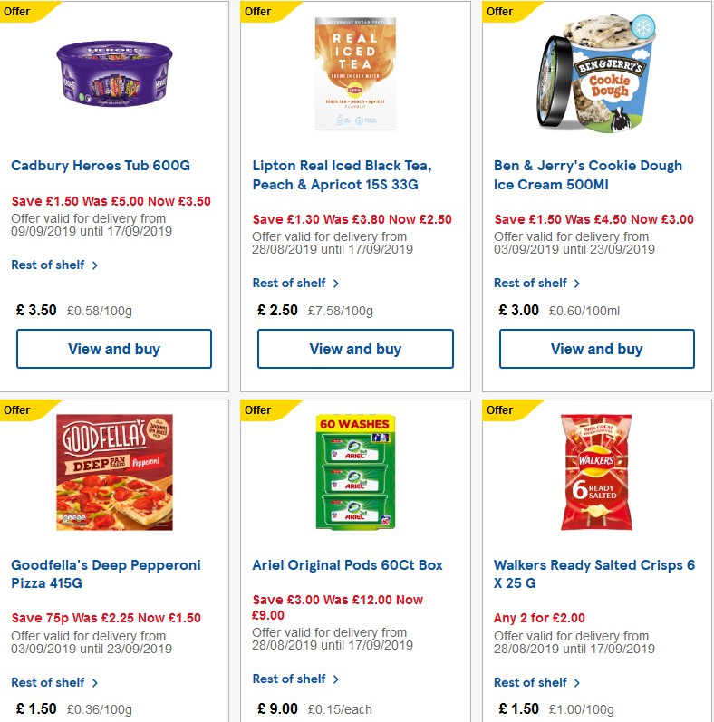 TESCO Offers from 17 September