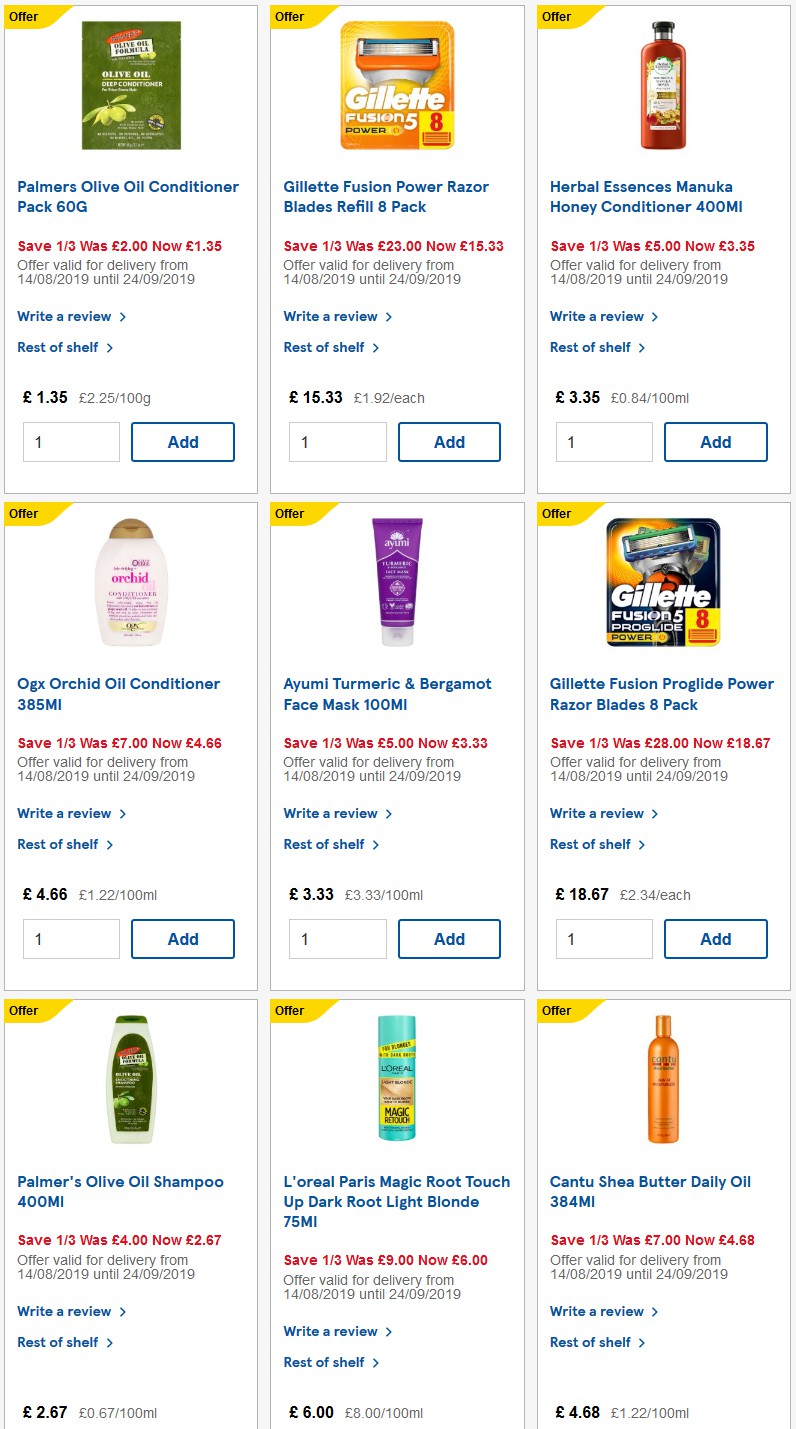 TESCO Offers from 17 September
