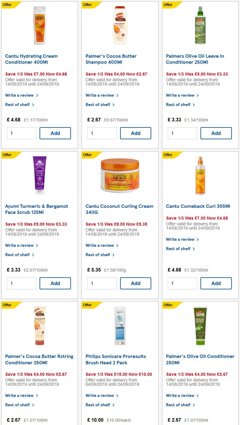 TESCO Offers from 17 September