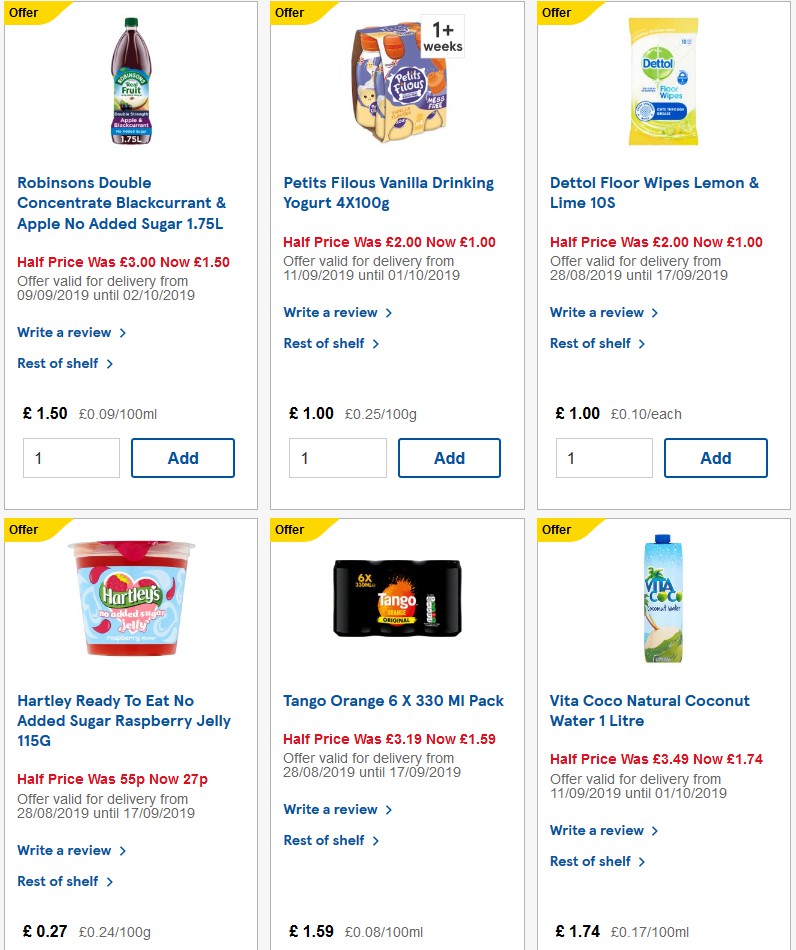 TESCO Offers from 17 September
