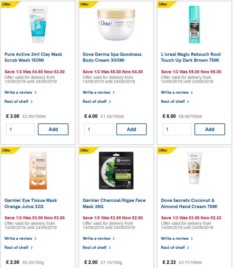 TESCO Offers from 25 September
