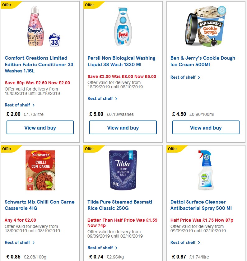 TESCO Offers from 25 September