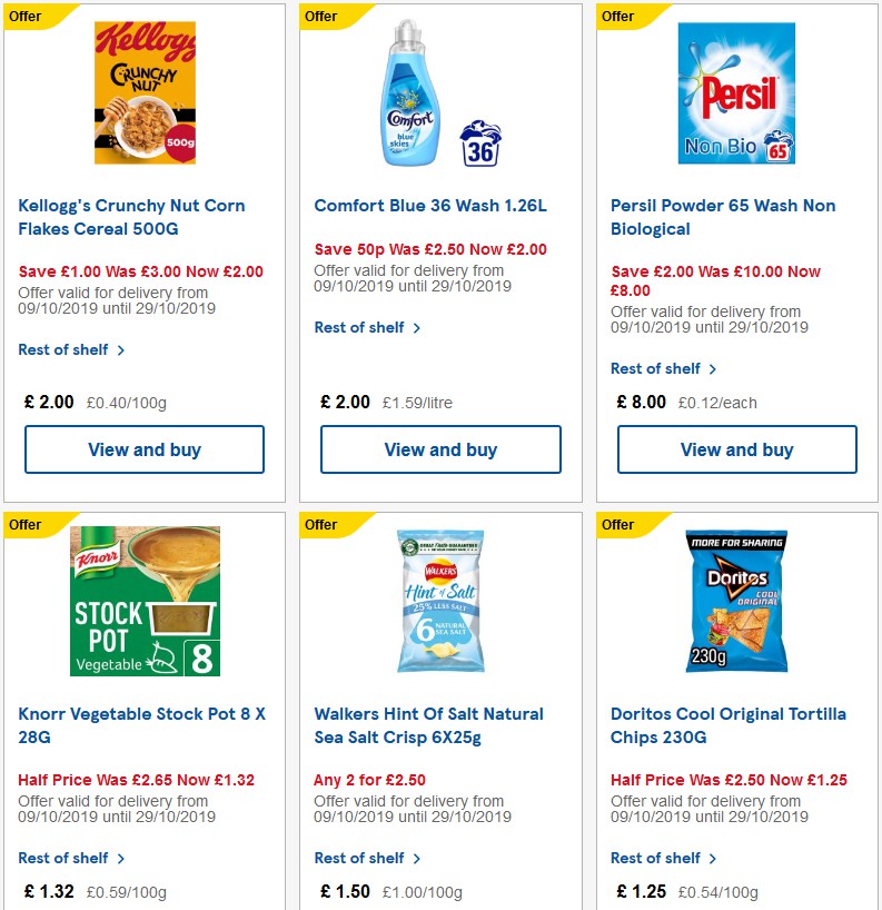 TESCO Offers from 23 October