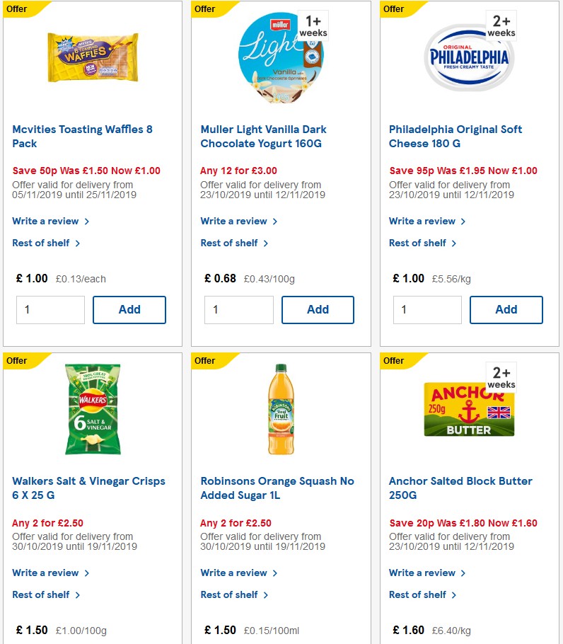 TESCO Offers from 13 November