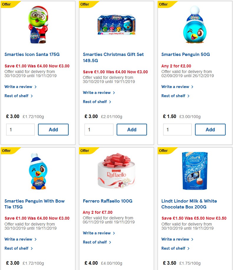 TESCO Offers from 20 November