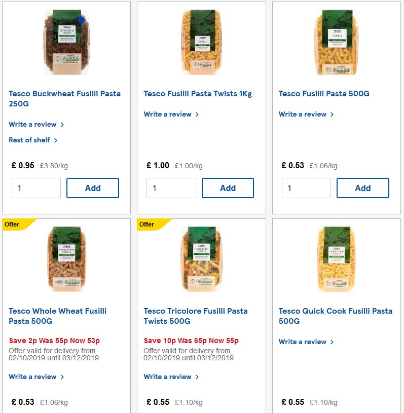 TESCO Offers from 27 November