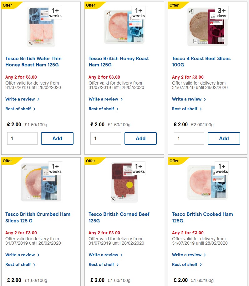 TESCO Offers from 27 November