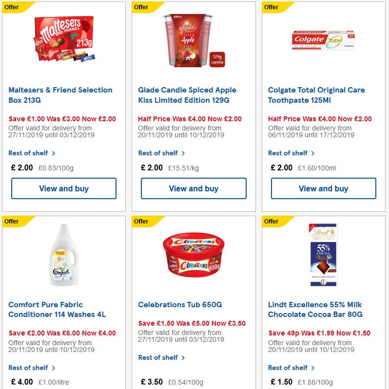TESCO Offers from 4 December