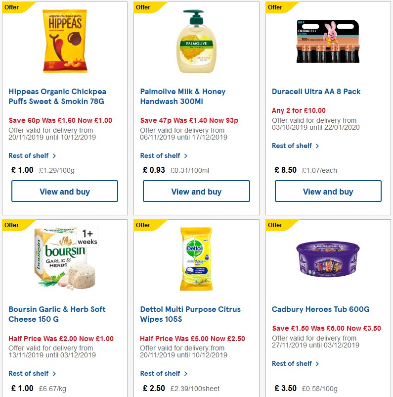 TESCO Offers from 4 December