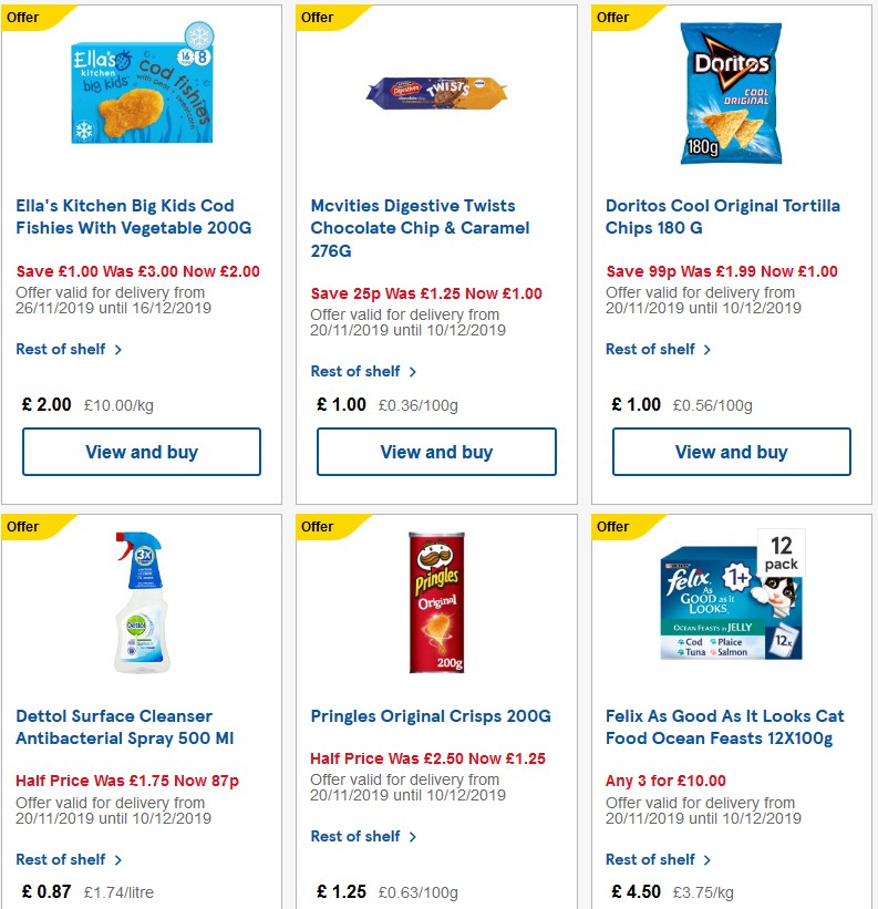 TESCO Offers from 4 December