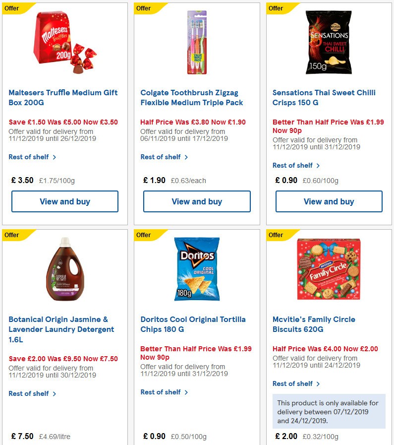 TESCO Offers from 18 December