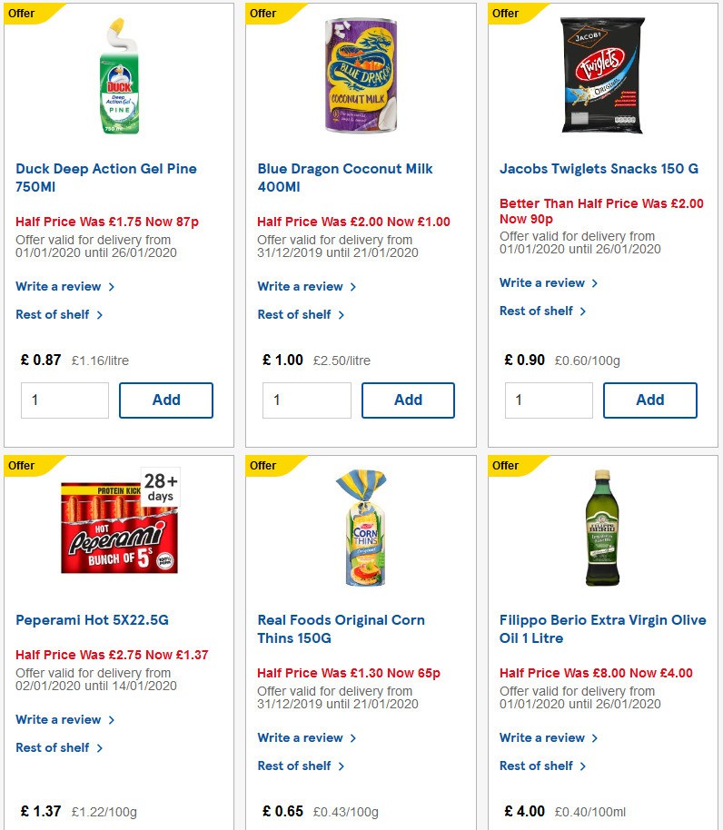 TESCO Offers from 15 January