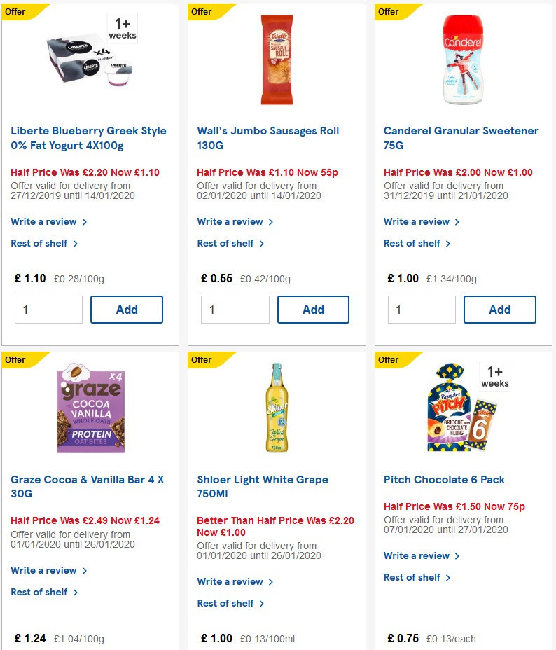 TESCO Offers from 15 January