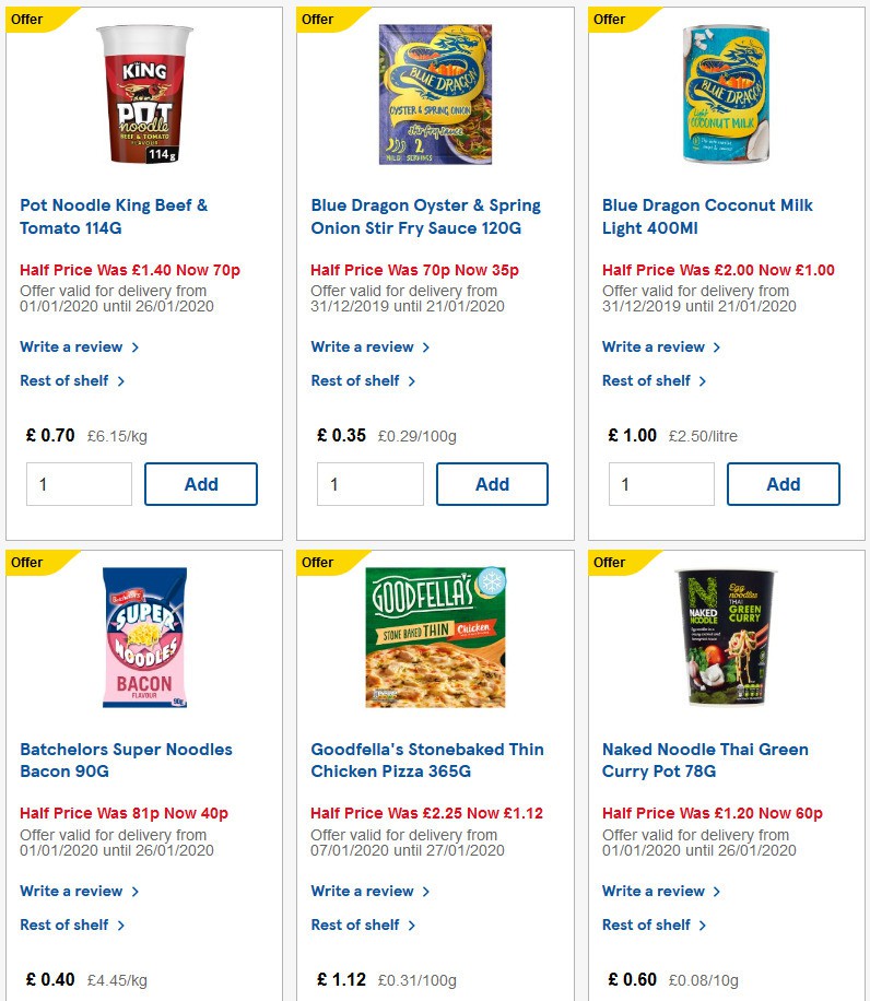 TESCO Offers from 15 January