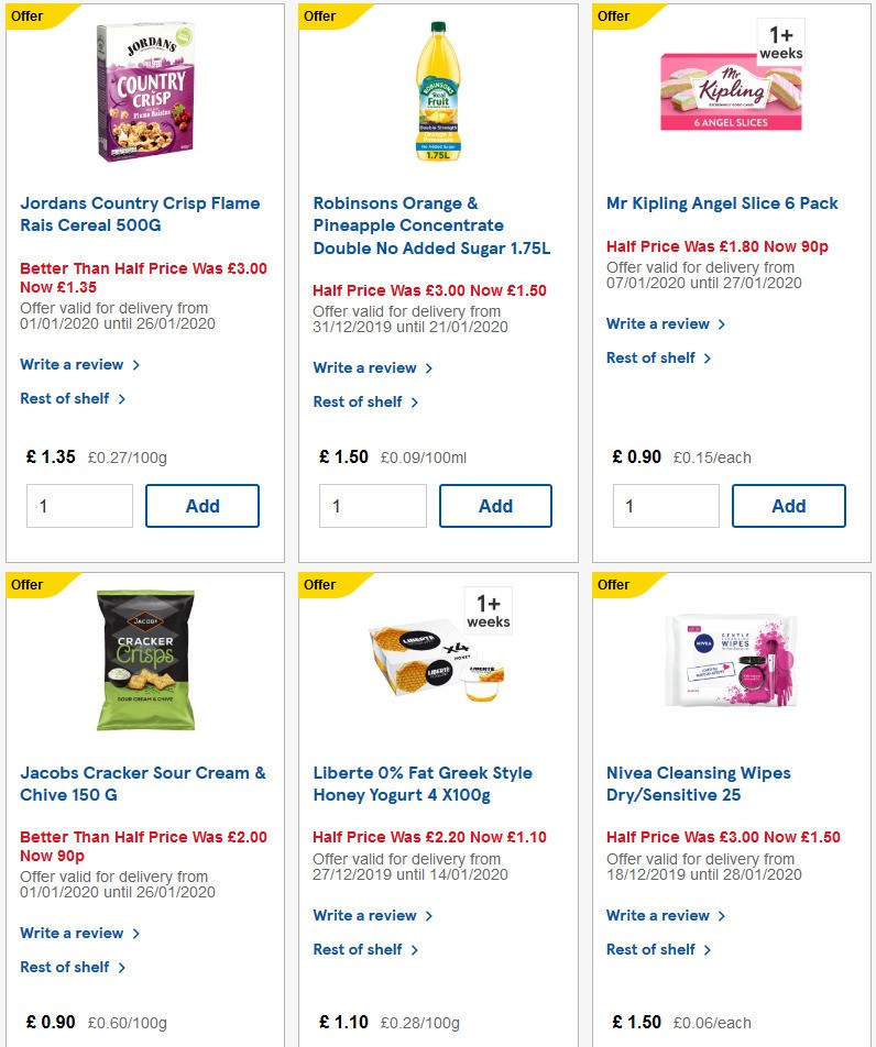 TESCO Offers from 15 January