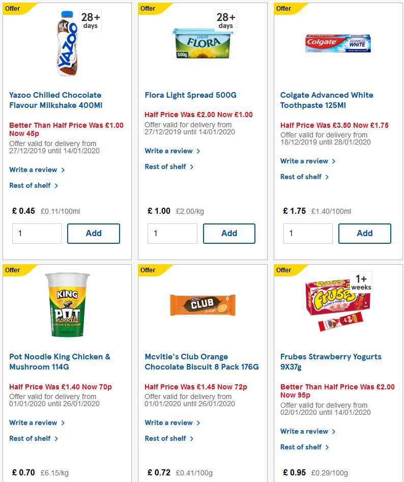 TESCO Offers from 15 January