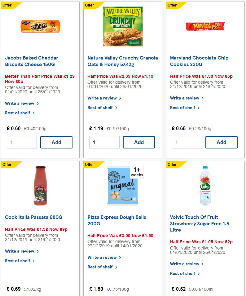 TESCO Offers from 15 January