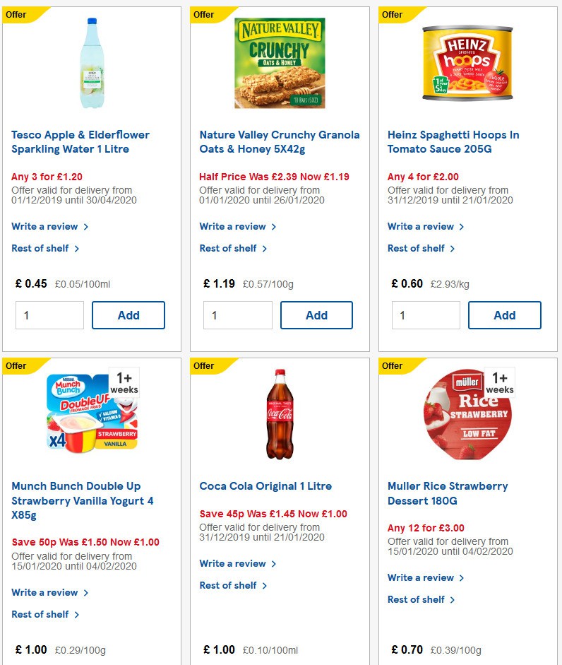 TESCO Offers from 22 January