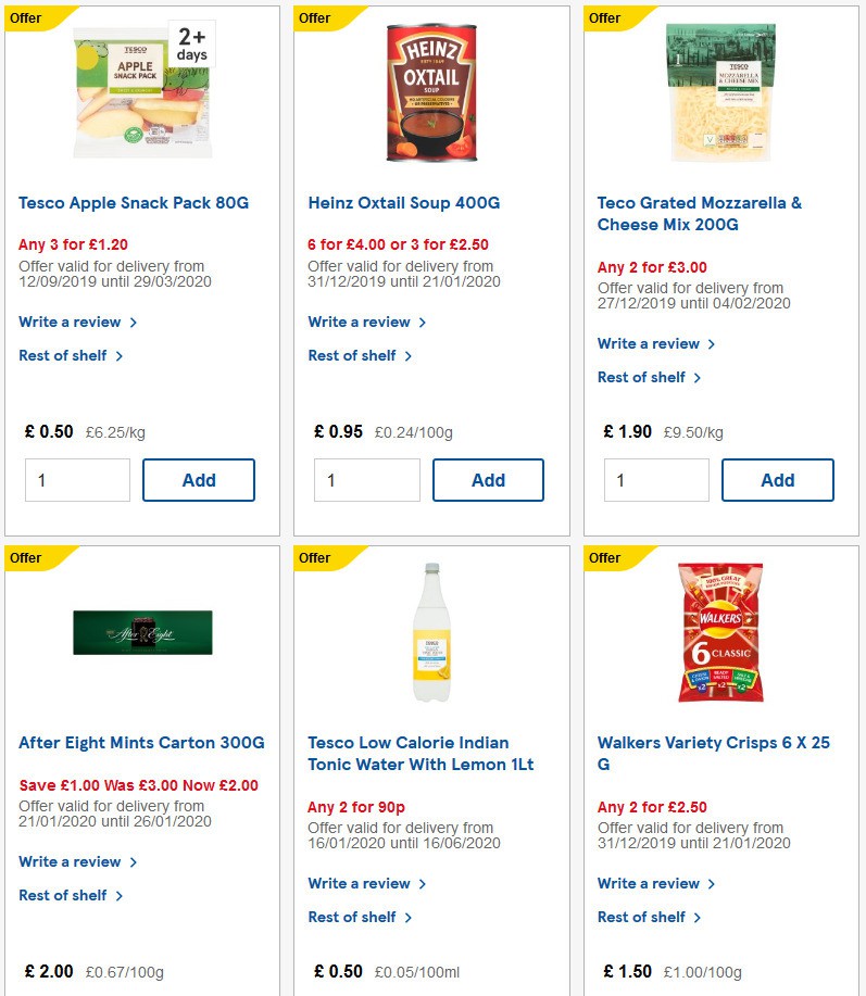 TESCO Offers from 22 January