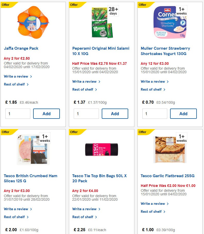 TESCO Offers from 5 February