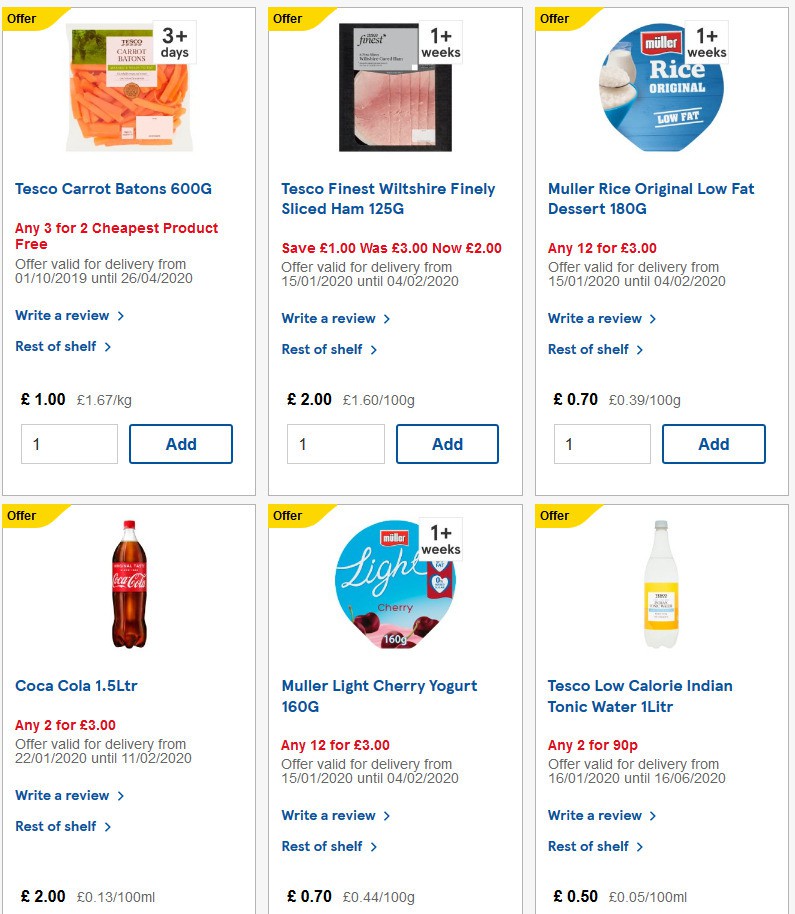 TESCO Offers from 5 February
