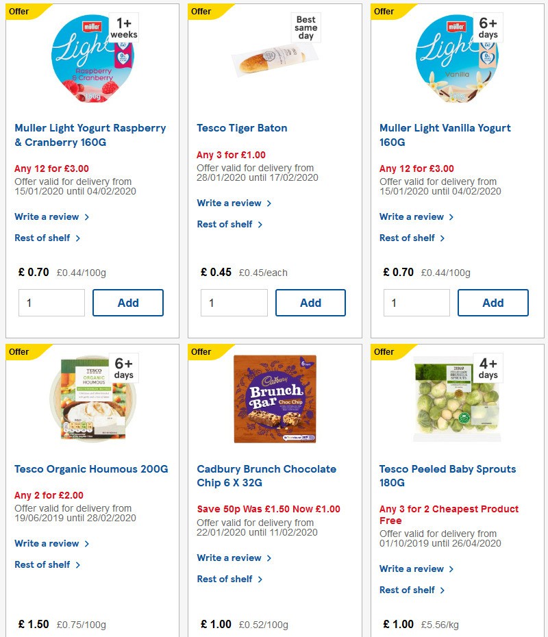 TESCO Offers from 5 February