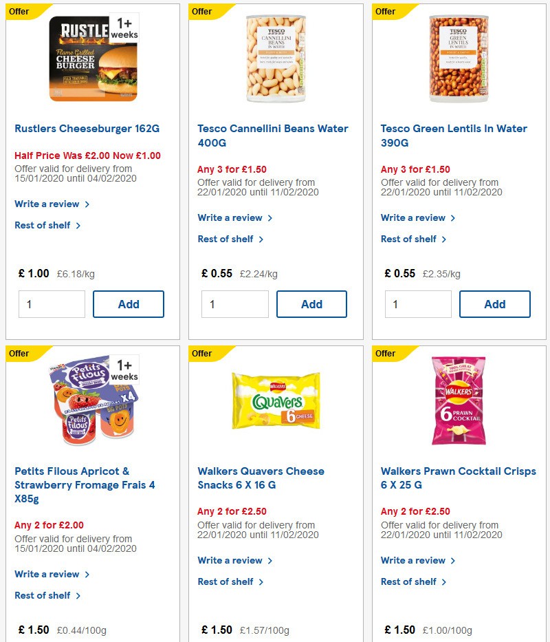 TESCO Offers from 5 February