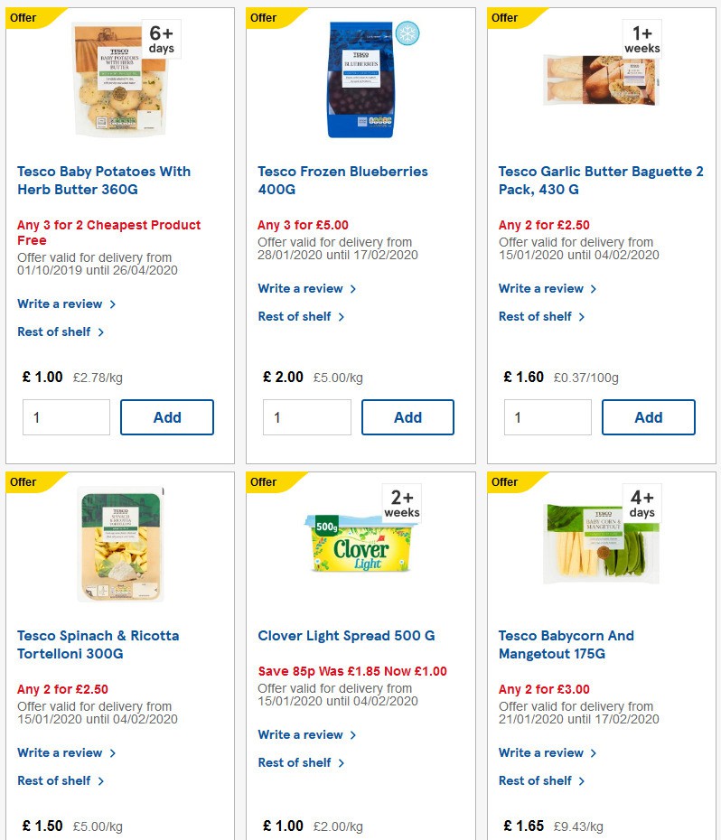 TESCO Offers from 5 February