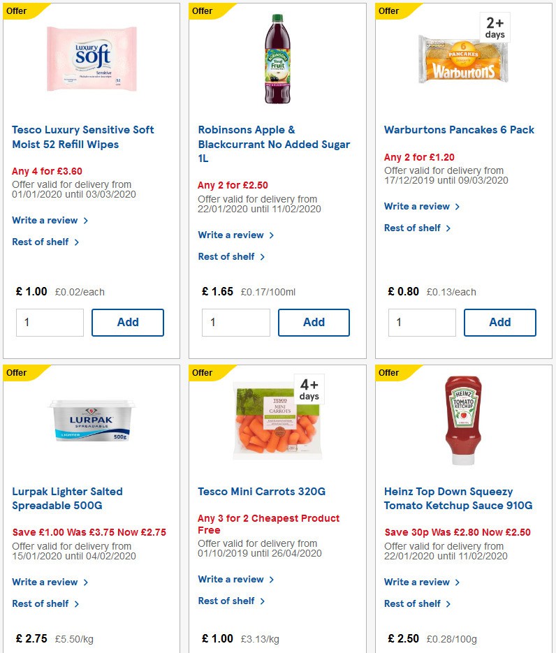 TESCO Offers from 5 February