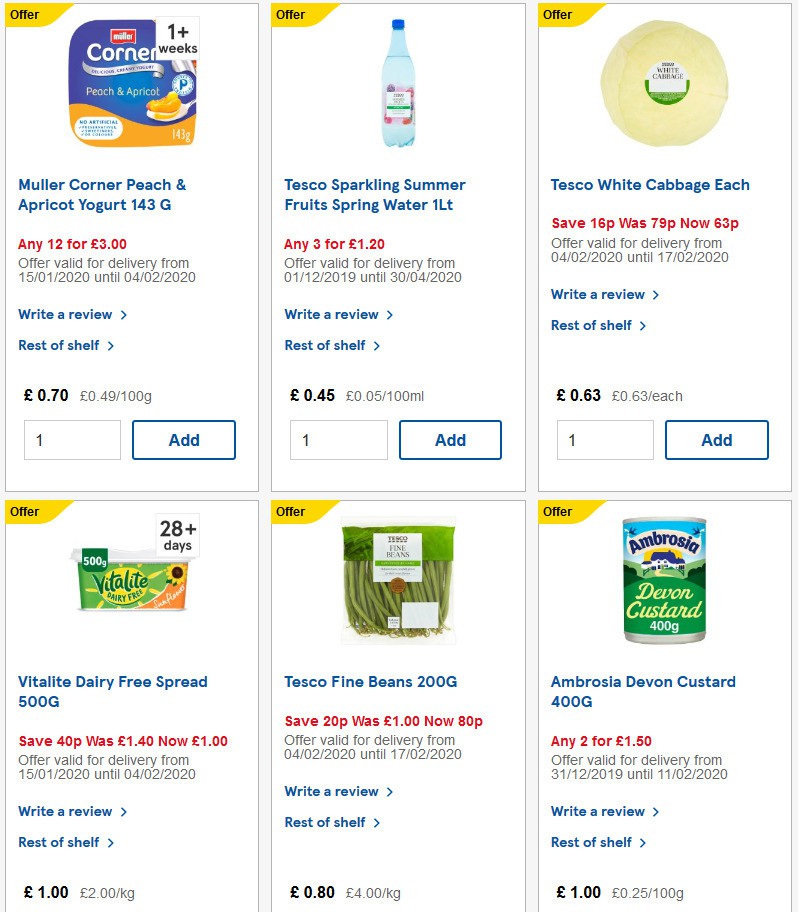TESCO Offers from 5 February