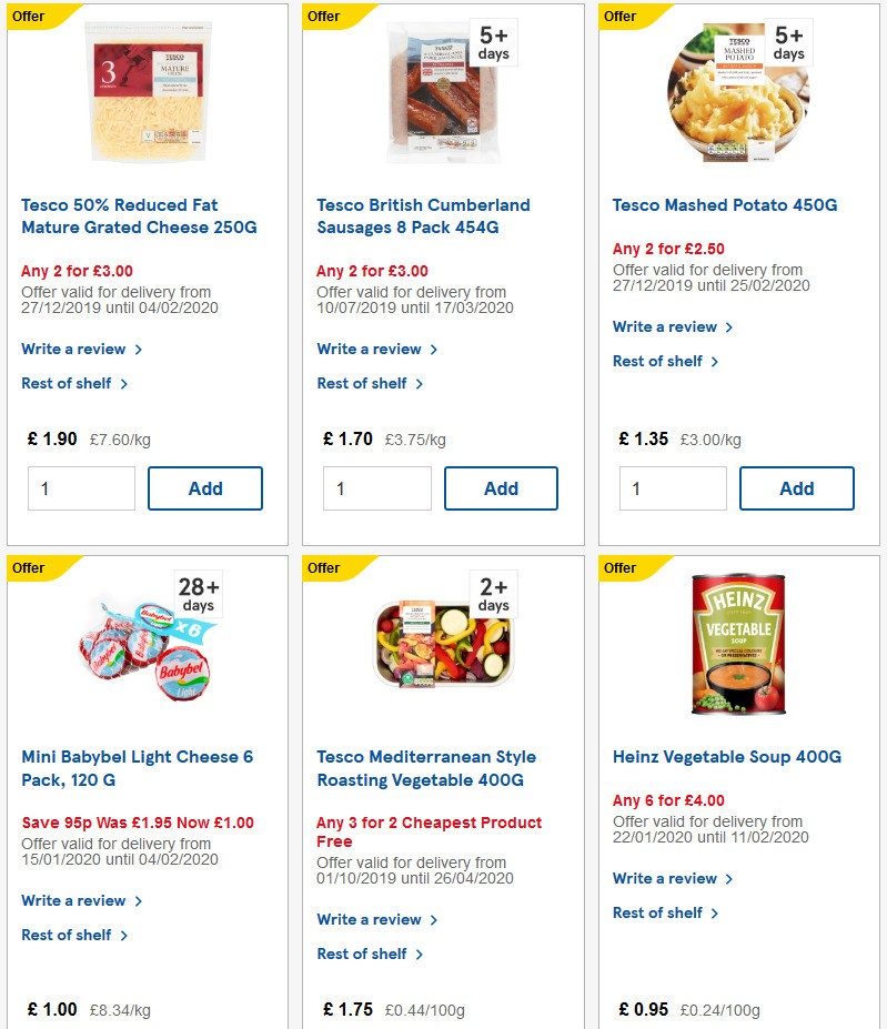 TESCO Offers from 5 February