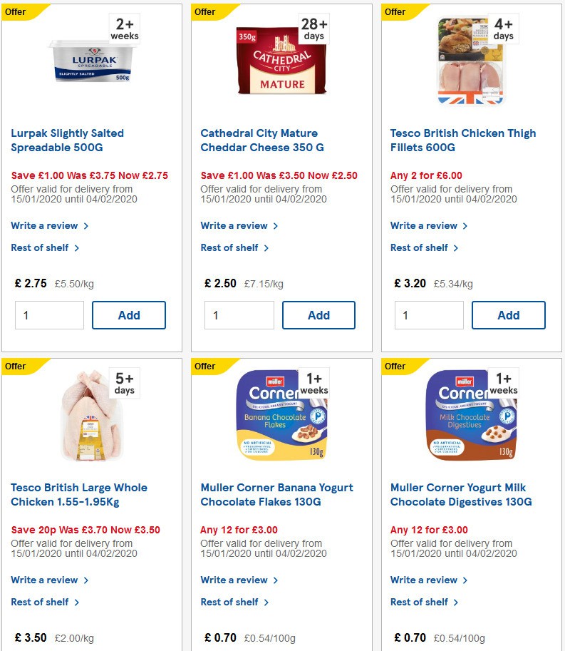 TESCO Offers from 5 February