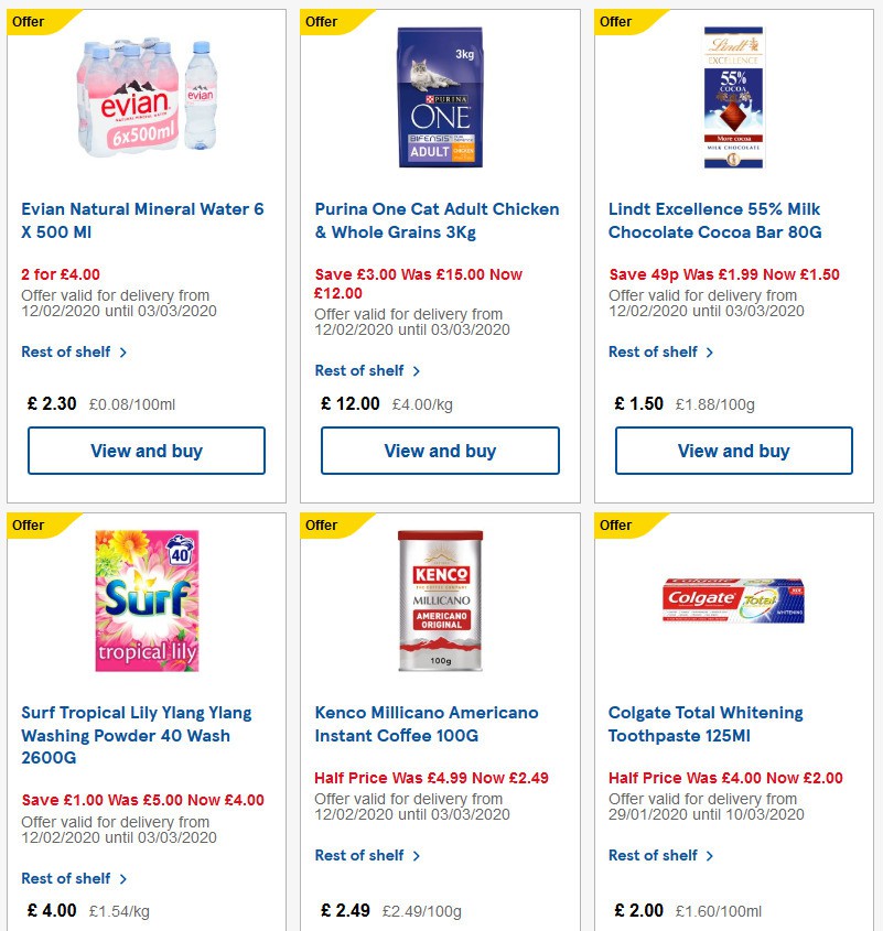 TESCO Offers from 19 February