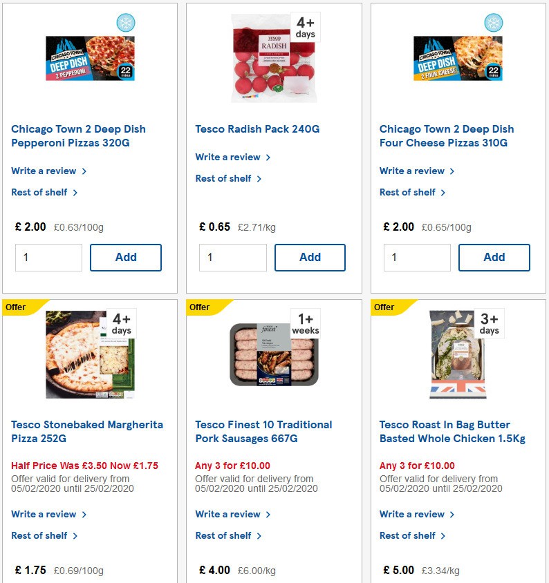 TESCO Offers from 19 February