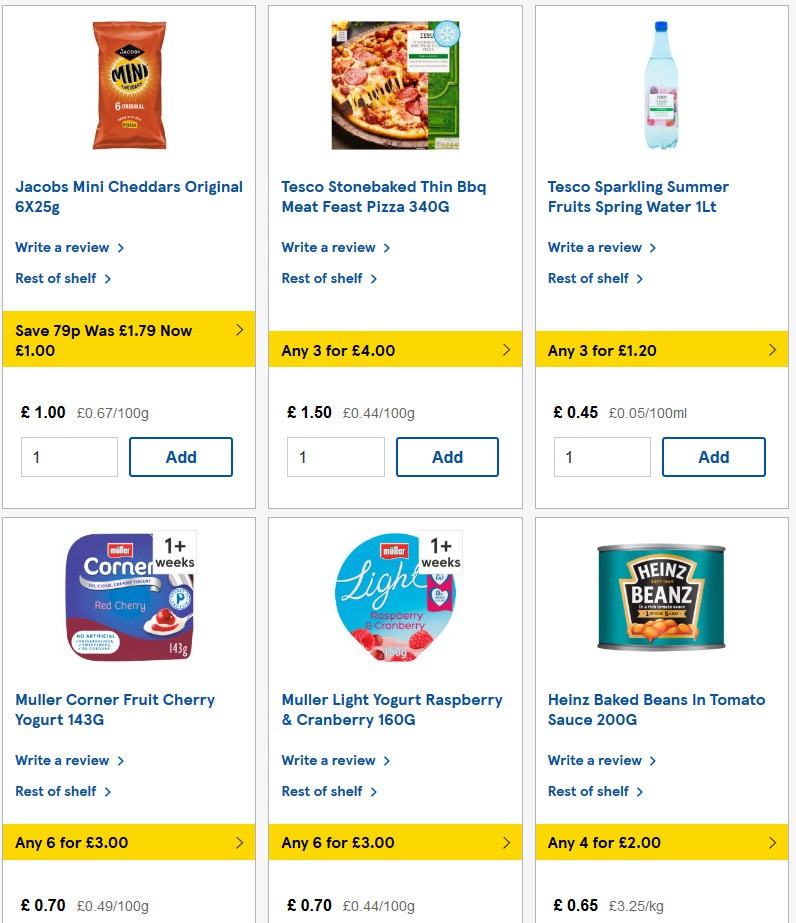 TESCO Offers from 26 February