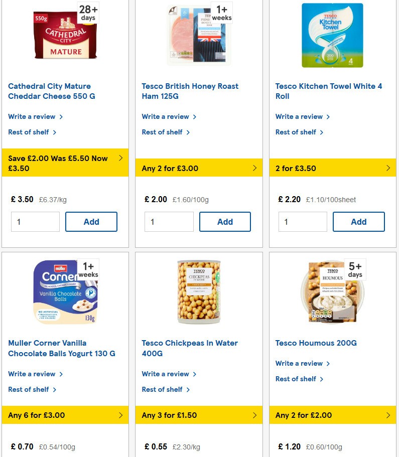 TESCO Offers from 26 February