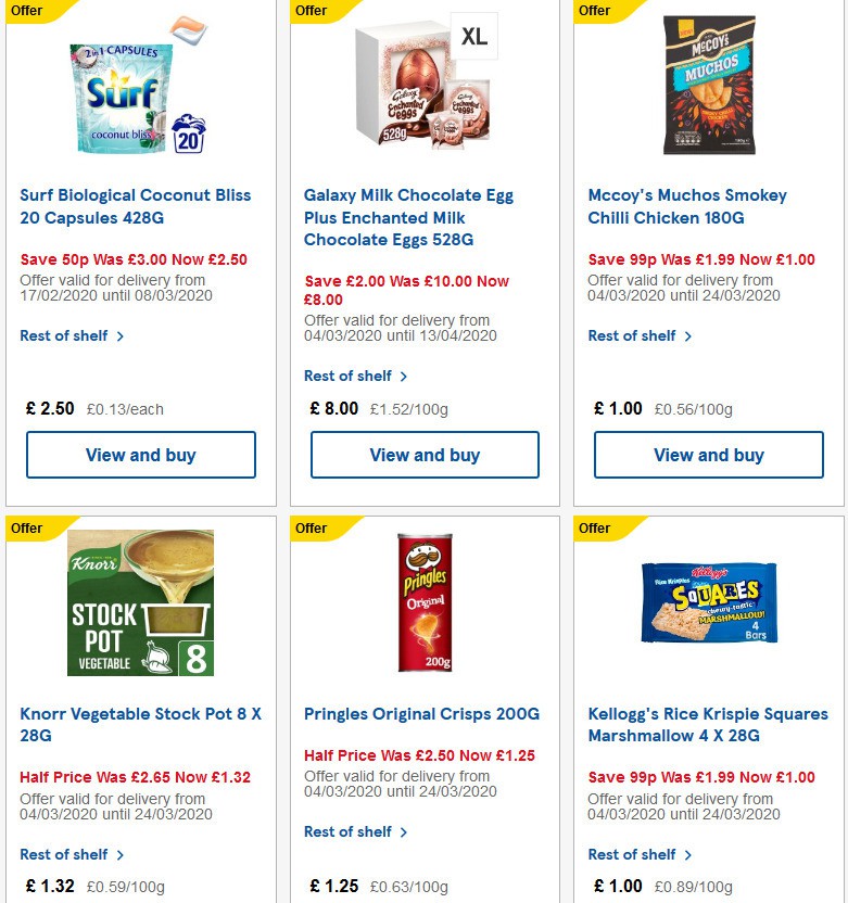 TESCO Offers from 4 March