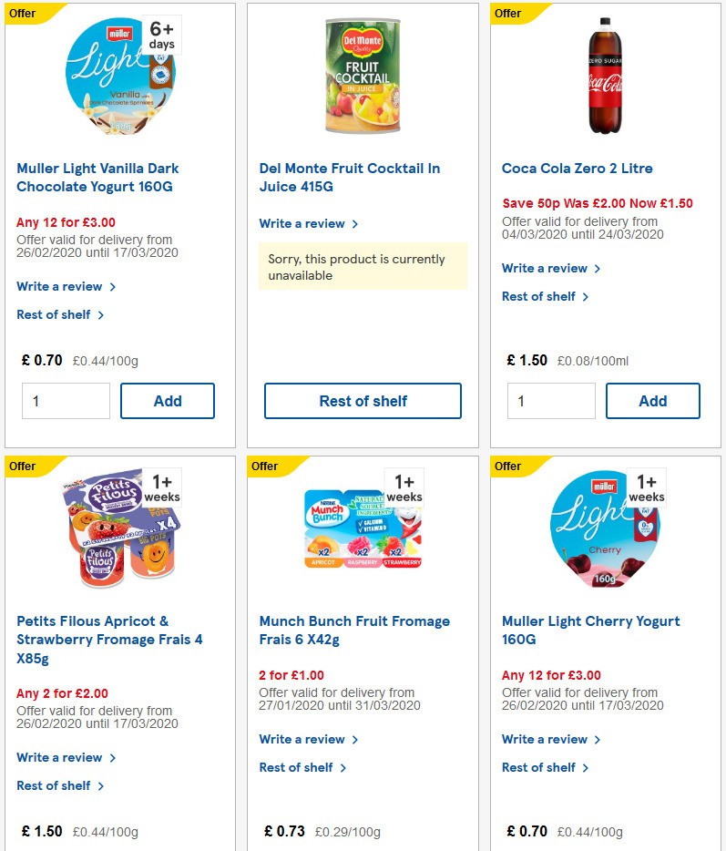 TESCO Offers from 11 March