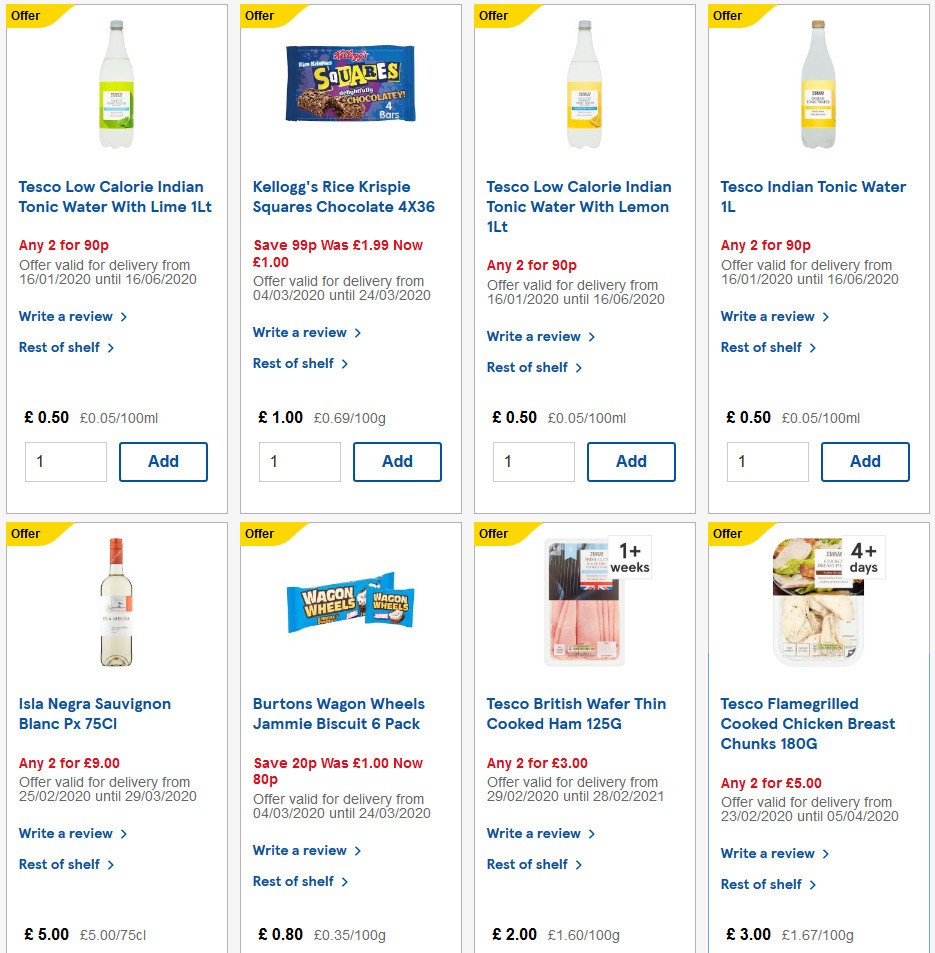 TESCO Offers from 24 March