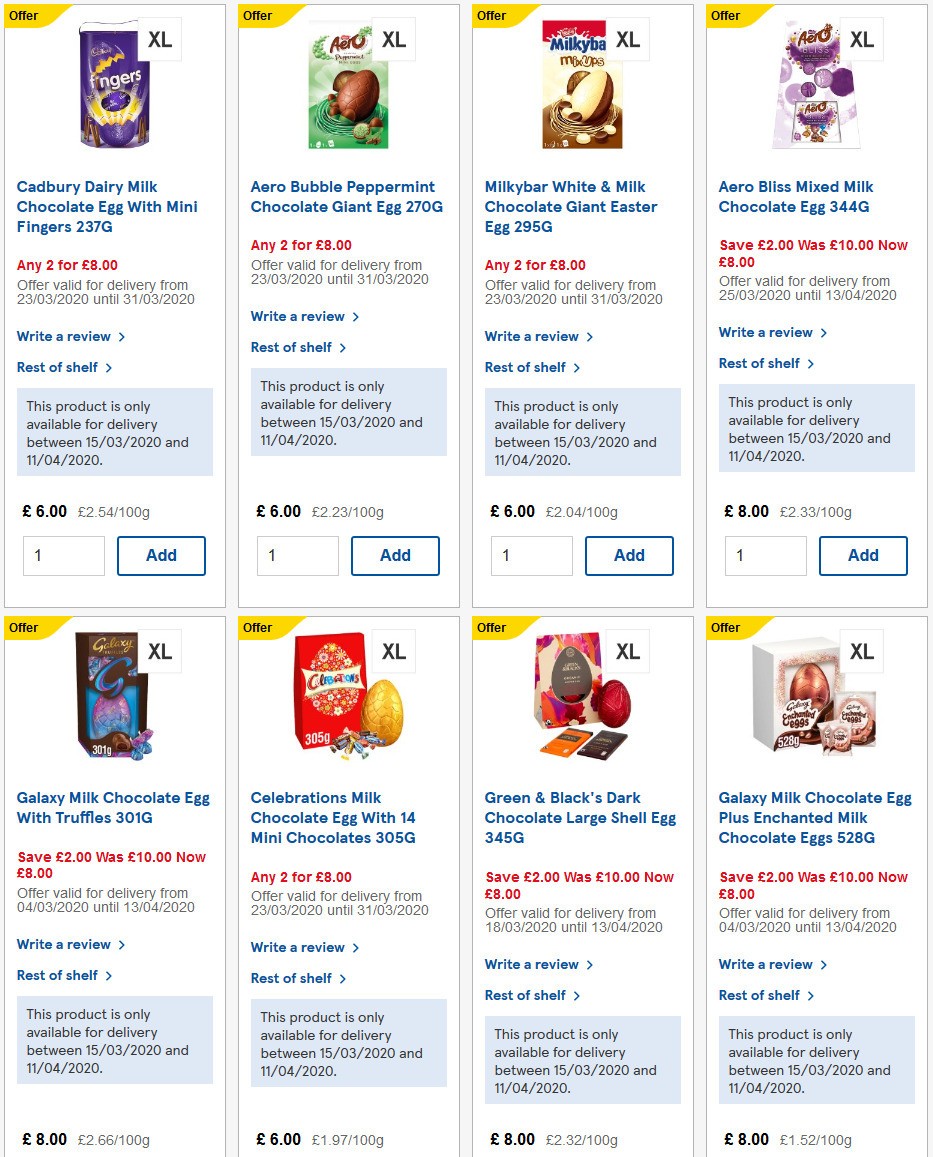 TESCO Offers from 24 March