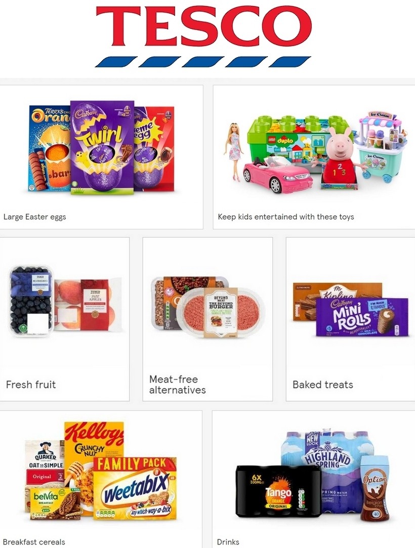 TESCO Offers from 1 April