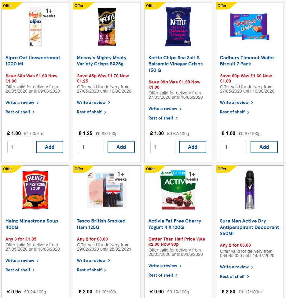 TESCO Offers from 3 June