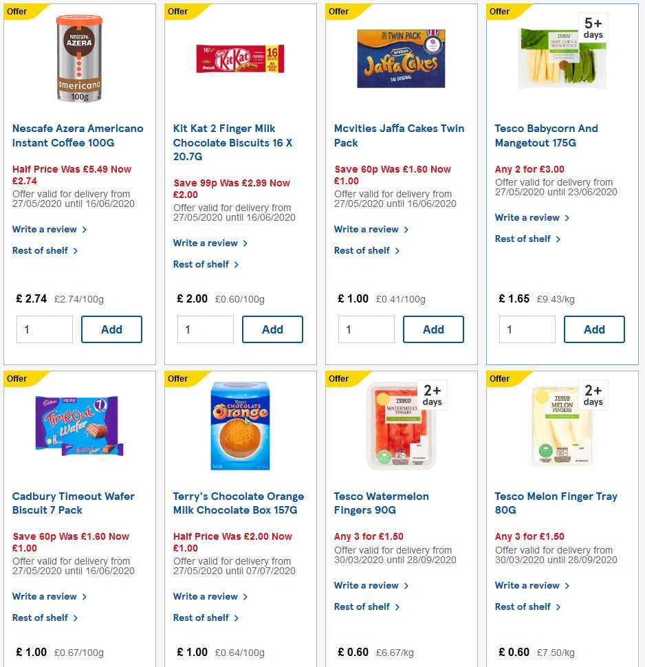 TESCO Offers from 10 June