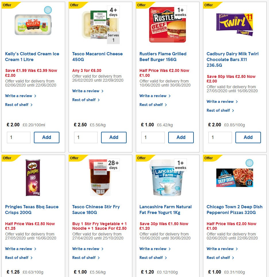 TESCO Offers from 10 June