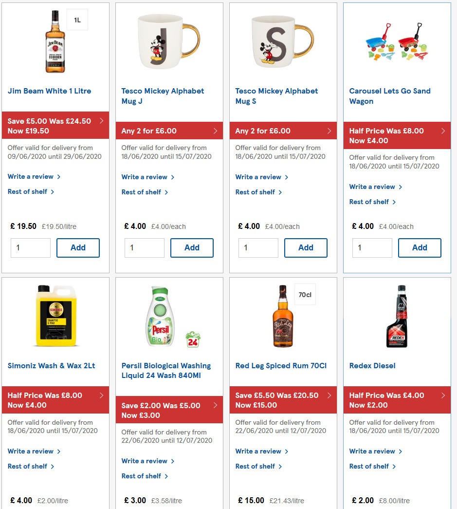 TESCO Offers from 24 June