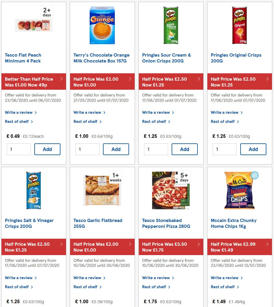 TESCO Offers from 24 June